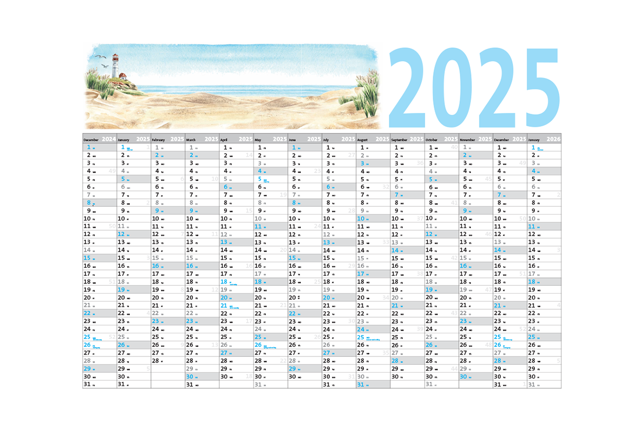 Year Planner Top 14 Model 90-65